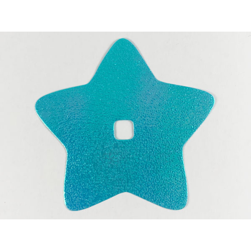 Деталь LEGO 46583foil Clikits, Icon Accent Foil Star 8 1/4 x 8 1/4 with Textured Iridescent Surface