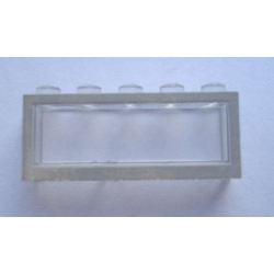 Modulex, Window 1 x 5 x 2 with Gray Border Pattern