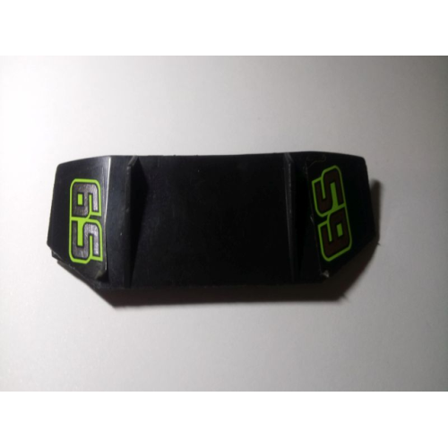 Деталь LEGO 61073pb11 Technic, Panel Car Spoiler 3 x 8 with Three Holes and '65' with Lime Outline Pattern on Both Ends (Stickers) - Set 8496