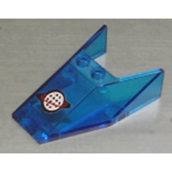 Windscreen 6 x 4 x 1 1/3 with Bottom Tabs and Hollow Studs with Alpha Team Logo Pattern (Sticker) - Set 6772 Windscreen 6 x 4 x 1 1/3 with Bottom Tabs and Hollow Studs with Alpha Team Logo Pattern (Sticker) - Set 6772