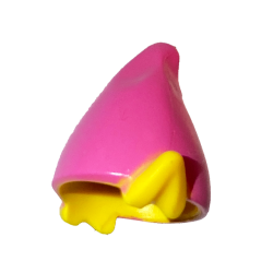 Minifigure, Headgear Hat, Elf / Dwarf with Pointed Ears with Dark Pink Top Pattern (BAM) Minifigure, Headgear Hat, Elf / Dwarf with Pointed Ears with Dark Pink Top Pattern (BAM)