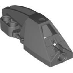 Bionicle Toa Pohatu Lower Arm Section - Dark Bluish Gray