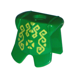 Minifigure Armor Breastplate with Leg Protection with Rascus Geometric Pattern Minifigure Armor Breastplate with Leg Protection with Rascus Geometric Pattern