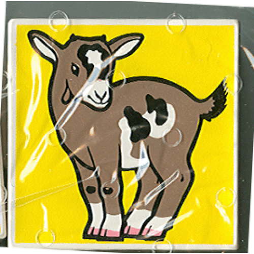 Деталь LEGO 2756pb007 Duplo, Tile 2 x 2 x 1 with Goat Mosaic Picture 07 Pattern