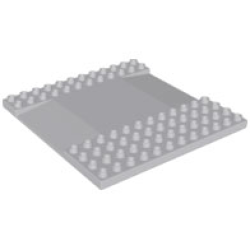 Duplo, Plate 12 x 12 with Center Ramp Duplo, Plate 12 x 12 with Center Ramp