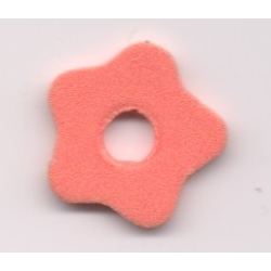 Foam Scala Flower Small 3 x 3 with Hole, Type 2 - Orange