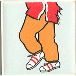 Duplo, Tile 2 x 2 x 1 with Park Mosaic Picture 13 Pattern