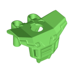 Minifigure Armor Space with Square Shoulder Protection - Bright Green