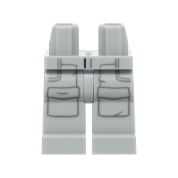 Hips and Legs with SW Imperial Crew Uniform with Pockets with Flaps, Dark Bluish Gray Stripes and Black Line on Hips Pattern Hips and Legs with SW Imperial Crew Uniform with Pockets with Flaps, Dark Bluish Gray Stripes and Black Line on Hips Pattern