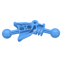 Bionicle Toa Leg - Medium Blue