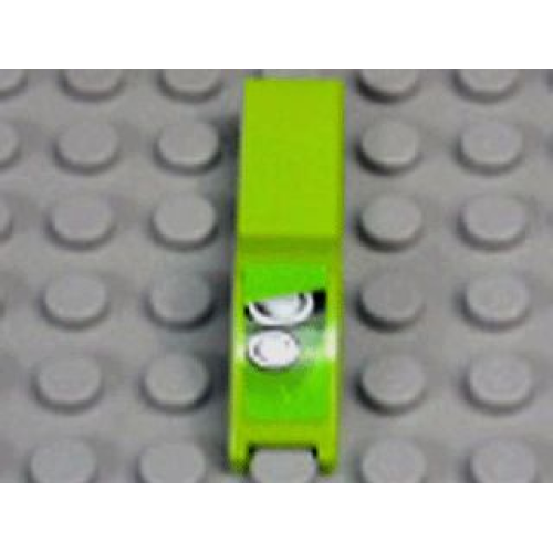 Деталь LEGO 50947pb013L Vehicle, Mudguard 1 x 4 1/2 with Silver Headlights Pattern Model Left Side (Sticker) - Set 8133