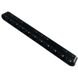 Technic, Liftarm Thick 1 x 11 with Dark Bluish Gray Tread Plate with 8 Holes Pattern Model Left Side (Sticker) - Set 42126