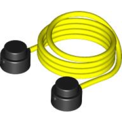 String with End Studs (30L Overall) with Black Studs Pattern