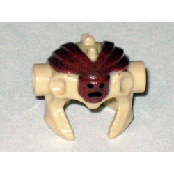 Minifigure, Headgear Headdress Mola Ram Pattern Minifigure, Headgear Headdress Mola Ram Pattern