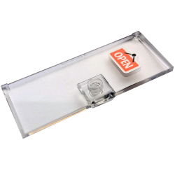 Door 1 x 3 x 6 with Stud Handle with 'OPEN' Sign on Coral Background Pattern (Sticker) - Set 41728 Door 1 x 3 x 6 with Stud Handle with 'OPEN' Sign on Coral Background Pattern (Sticker) - Set 41728