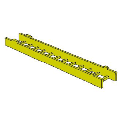Ladder 10.4cm (collapsed) 3-Piece - Middle Section with 12 Rungs and 5 Stops