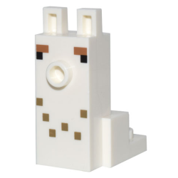 Creature Head Pixelated with Elongated Face and Stud with Black Eyes, Medium Nougat Eyebrows, and Dark Tan Spots Pattern 2 (Minecraft Alpaca / Llama) Creature Head Pixelated with Elongated Face and Stud with Black Eyes, Medium Nougat Eyebrows, and Dark Tan Spots Pattern 2 (Minecraft Alpaca / Llama)