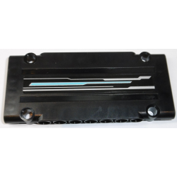 Technic, Panel Plate 5 x 11 x 1 with Silver and Blue Lines Pattern Model Right Side (Sticker) - Set 70165 Technic, Panel Plate 5 x 11 x 1 with Silver and Blue Lines Pattern Model Right Side (Sticker) - Set 70165