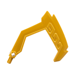 Large Figure Weapon Sickle with Axle End and Axle Hole