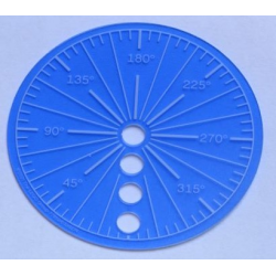 Plastic Science & Technology Panel - Circle Small with Protractor Pattern