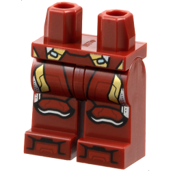 Hips and Legs with Red Thigh Armor, Knee Pads and Boot Tips, Gold and Silver Trim Pattern (Iron Man Mark 46) Hips and Legs with Red Thigh Armor, Knee Pads and Boot Tips, Gold and Silver Trim Pattern (Iron Man Mark 46)