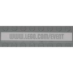 Tile 1 x 8 with 'WWW.LEGO.COM/EVENT' Pattern Tile 1 x 8 with 'WWW.LEGO.COM/EVENT' Pattern