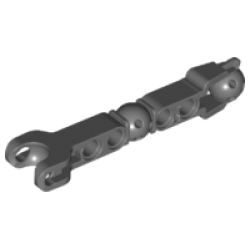 Hero Factory Arm / Leg with Ball Joint and Ball Socket and 4 Pin Holes - Dark Bluish Gray Hero Factory Arm / Leg with Ball Joint and Ball Socket and 4 Pin Holes - Dark Bluish Gray