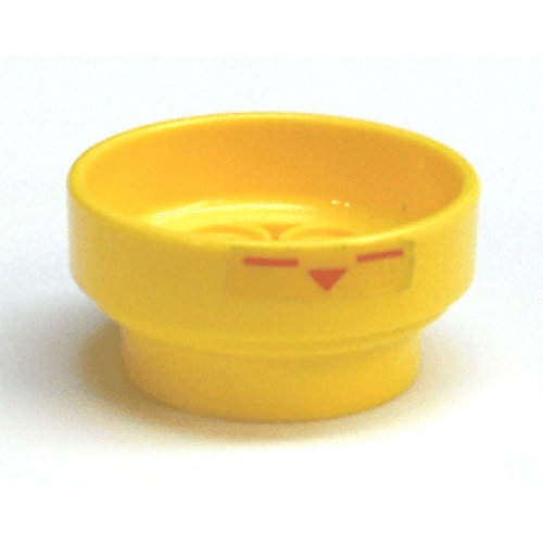 Деталь LEGO 60208pb01 Wheel 31mm D. x 15mm Technic with Red Triangle and Lines Pattern on Both Sides (Stickers) - Sets 7660 / 7877