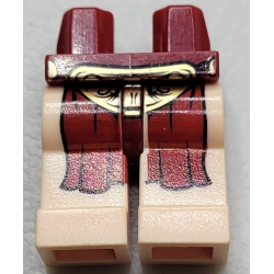 Hips and Light Nougat Legs with SW Leia Slave Pattern Hips and Light Nougat Legs with SW Leia Slave Pattern