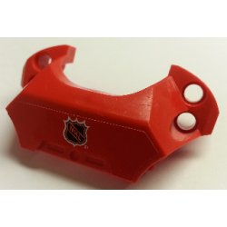 Sports Hockey Chest Protector with NHL Logo on Red Background Pattern (Sticker) - Set 3540 Sports Hockey Chest Protector with NHL Logo on Red Background Pattern (Sticker) - Set 3540