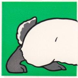 Duplo, Tile 2 x 2 x 1 with Rabbit Mosaic Picture 07 Pattern Duplo, Tile 2 x 2 x 1 with Rabbit Mosaic Picture 07 Pattern