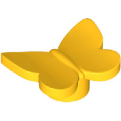 Деталь LEGO 80674 Butterfly with Stud Holder - Bright Light Orange