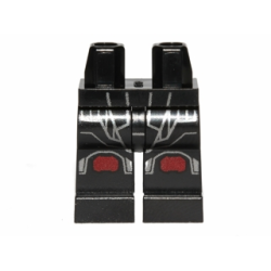 Hips and Legs with SW Sith Trooper Armor with Silver and Dark Red Knee Pads Pattern Hips and Legs with SW Sith Trooper Armor with Silver and Dark Red Knee Pads Pattern