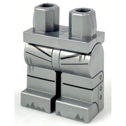 Hips and Legs with Black Seams and Rivets, Dark Bluish Gray Smudges Pattern Hips and Legs with Black Seams and Rivets, Dark Bluish Gray Smudges Pattern