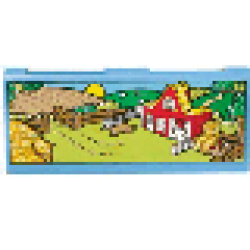 Story Builder Farmyard Fun Card Storage Unit and Memory Card with Farm Pattern