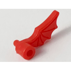 Minifigure, Plume Dragon Wing Left - Red