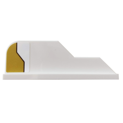 Tail 8 x 1 with Stepped Fin with Gold Decoration Pattern Model Right Side (Sticker) - Set 75970 Tail 8 x 1 with Stepped Fin with Gold Decoration Pattern Model Right Side (Sticker) - Set 75970