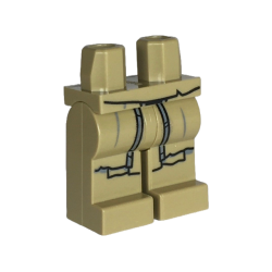 Hips and Legs with Robe Ends with Dark Bluish Gray Trim and Creases, Center Vertical Sash Pattern Hips and Legs with Robe Ends with Dark Bluish Gray Trim and Creases, Center Vertical Sash Pattern