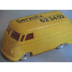 HO Scale, VW Van with Yellow Base and SERVOFIX 623402 Pattern