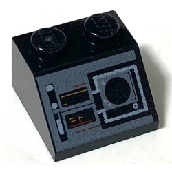 Slope 45 2 x 2 with Controls, Buttons, and Navigation Display Pattern Slope 45 2 x 2 with Controls, Buttons, and Navigation Display Pattern