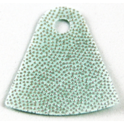 Mini Doll, Cape Cloth, Friends, Tapered with Curved Bottom and Small Top Hole with Silver Dots Pattern - Traditional Starched Fabric Mini Doll, Cape Cloth, Friends, Tapered with Curved Bottom and Small Top Hole with Silver Dots Pattern - Traditional Starched Fabric