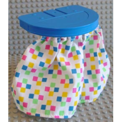 Duplo, Furniture Shower Plate 6 x 5 with Cloth Shower Curtains Duplo, Furniture Shower Plate 6 x 5 with Cloth Shower Curtains