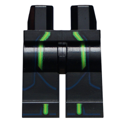 Hips and Legs with Bright Green, Lime and Dark Blue Lines Pattern Hips and Legs with Bright Green, Lime and Dark Blue Lines Pattern