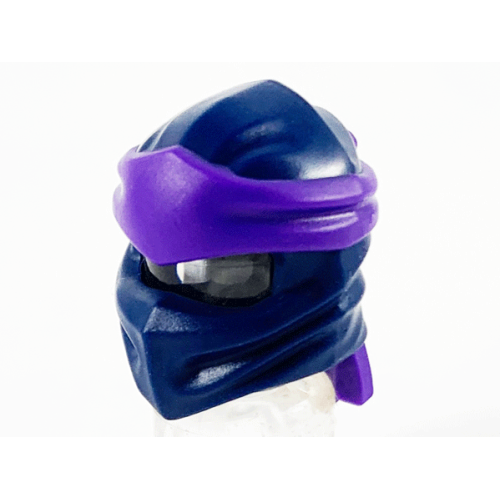 Деталь LEGO 40925pb15 Minifigure, Headgear Ninjago Wrap Type 4 with Molded Dark Purple Headband Pattern