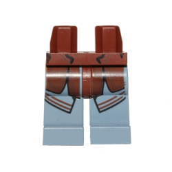 Hips and Sand Blue Legs with Reddish Brown Coattails Pattern (SW Naboo Security Officer) Hips and Sand Blue Legs with Reddish Brown Coattails Pattern (SW Naboo Security Officer)