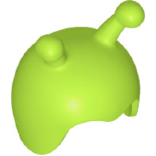 Деталь LEGO 12892 Minifigure, Headgear Cap, Insect - Flexible Rubber - Lime