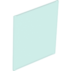 Glass for Window 1 x 6 x 6 Flat Front - Trans-Light Blue Glass for Window 1 x 6 x 6 Flat Front - Trans-Light Blue