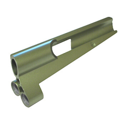 Technic, Panel Fairing # 7 Small Long, Large Hole, Side A - Lime