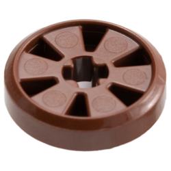 Sports Hockey Puck, Small (Wheel) - Reddish Brown Sports Hockey Puck, Small (Wheel) - Reddish Brown