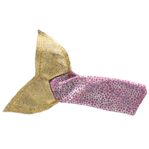 Деталь LEGO 51155 Belville Fishtail for Child with Gold Fins, Dark Pink Spots, Silver Overlay Pattern